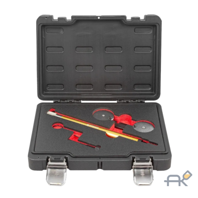 Набор фиксаторов для обслуживания двигателей группы VAG 5пр.1.4/1.6 FSI и TFSI (VW. Audi)в кейсе Premium (F-904G16D 5пр)